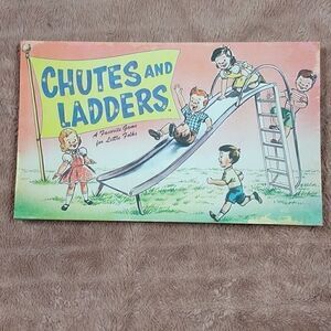 Vintage Chutes & Ladders Game Canvas Wall Decor